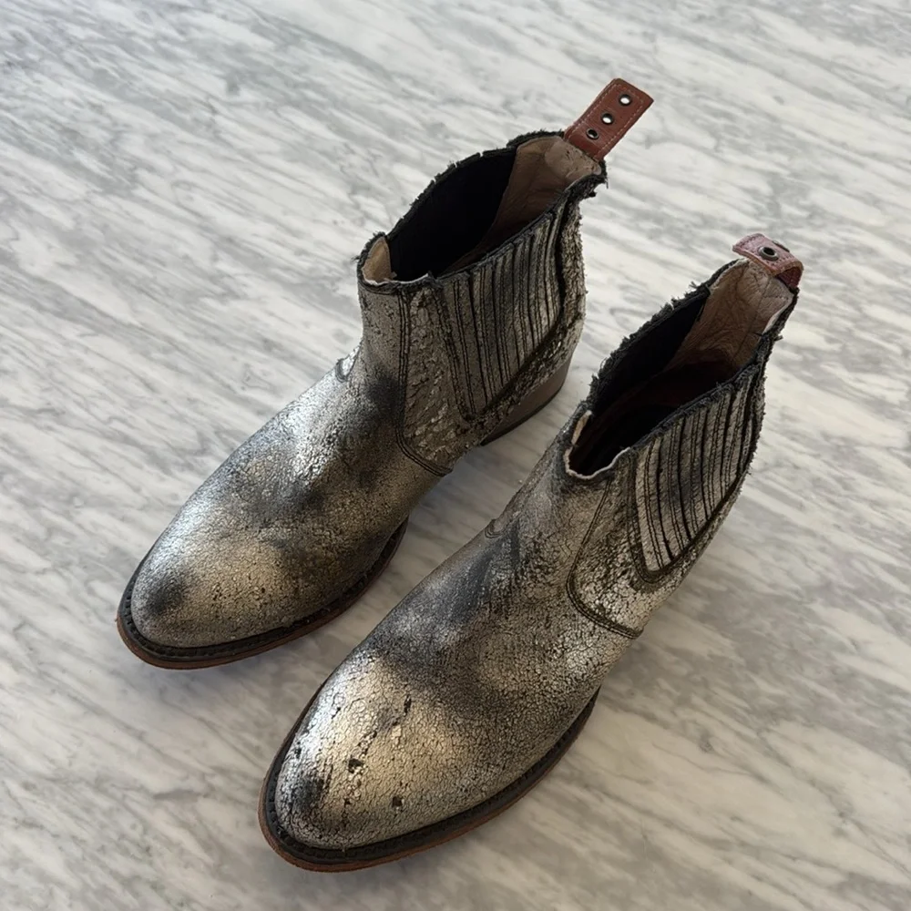 Freebird metallic cowboy boots - Picture 2 of 6